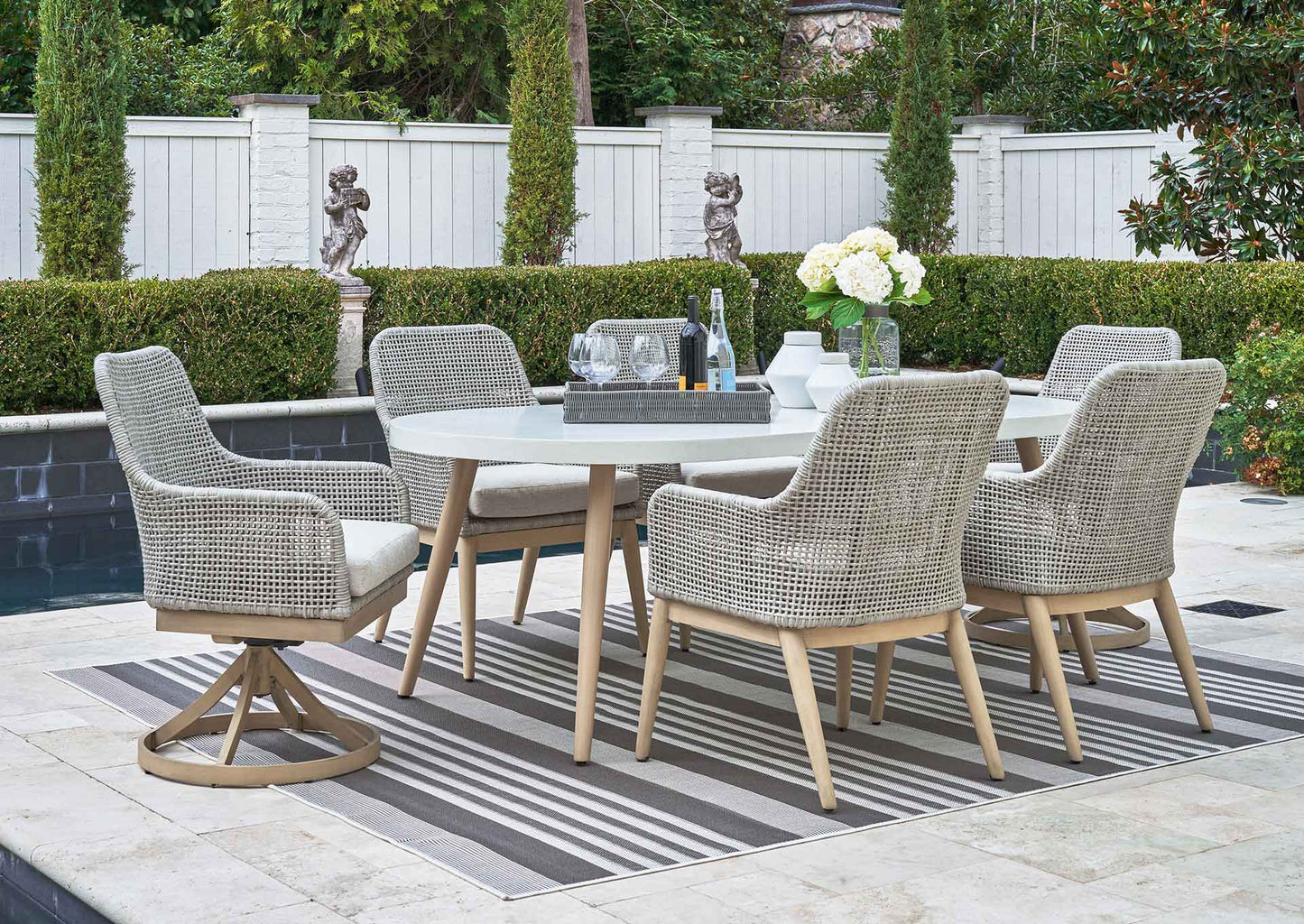 Silla comedor terraza Seton Creek (set 2 unidades)