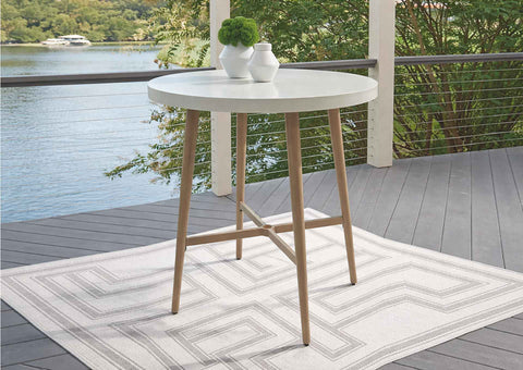Mesa lateral terraza Seton Creek