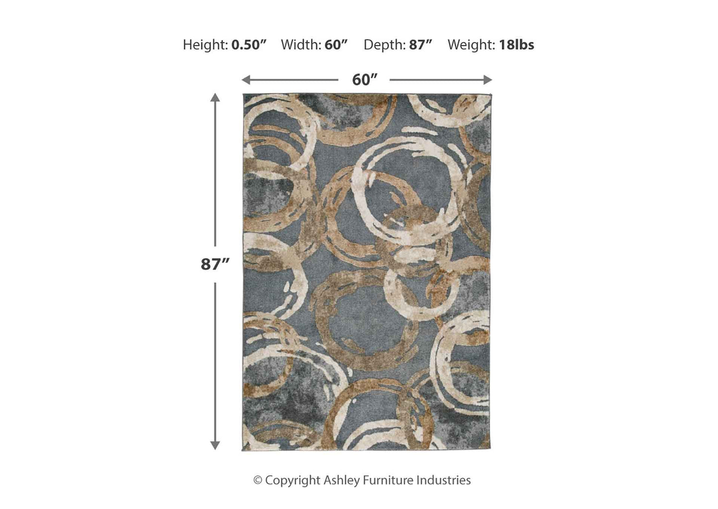 Alfombra Faelyn 150x210 cm