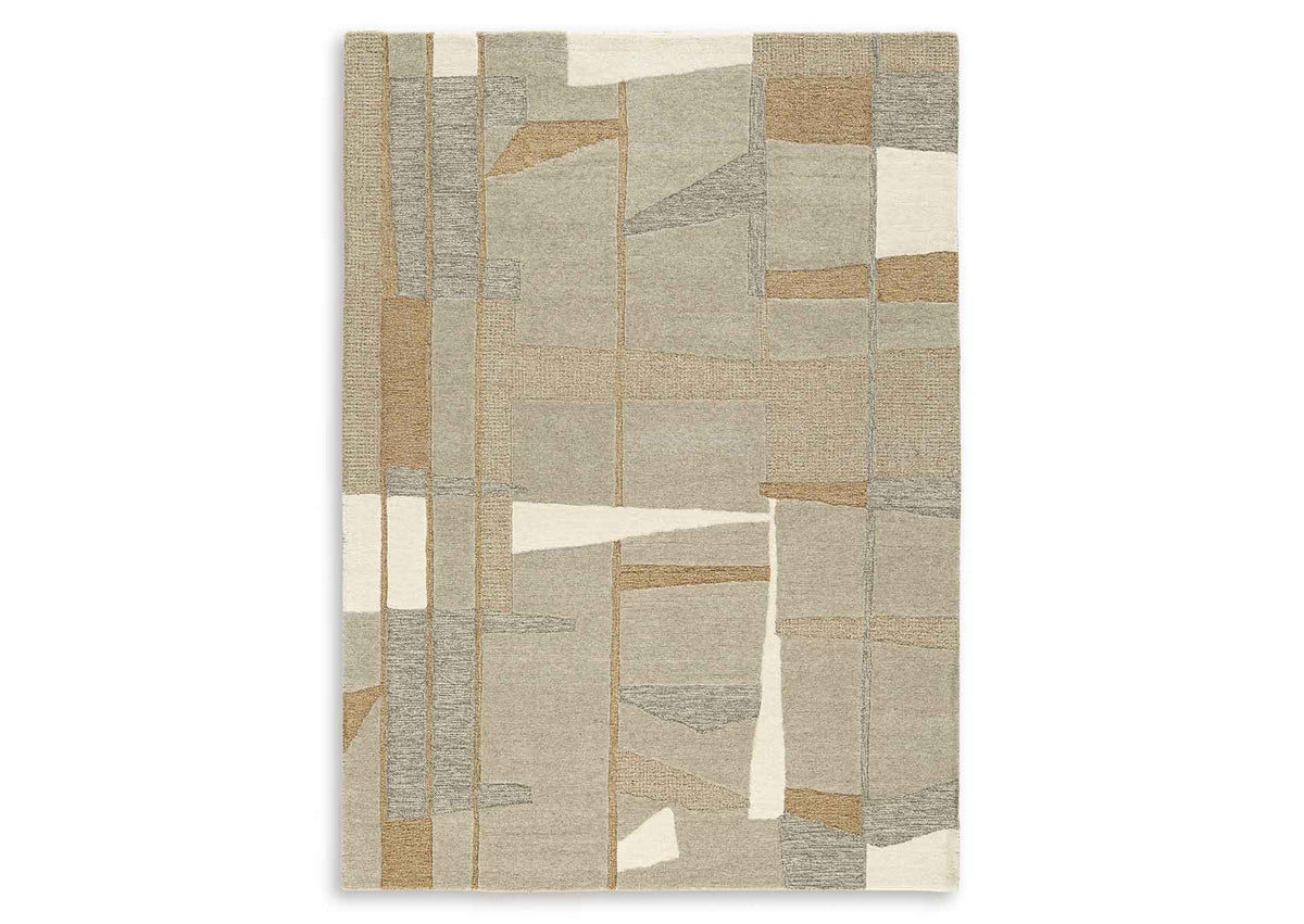 Alfombra Abbotton 150x210 cm - Taupe/Gris/Caramelo