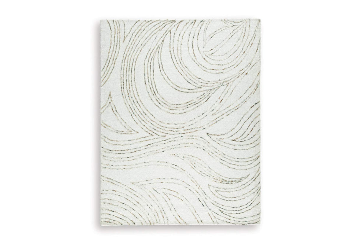 Alfombra Deenbury 230x300 cm - Ivory/Green/Brown