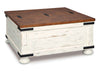 Mesa de centro cubierta elevable Wystfield