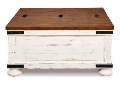 Mesa de centro cubierta elevable Wystfield