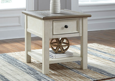 Mesa lateral Bolanburg cuadrada