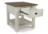 Mesa lateral Bolanburg cuadrada