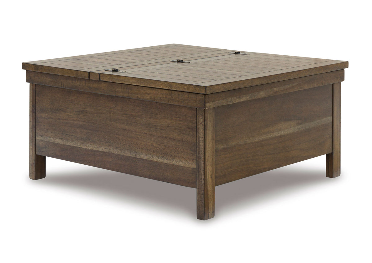 Mesa de centro cubierta elevable Moriville