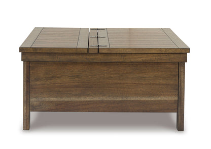 Mesa de centro cubierta elevable Moriville