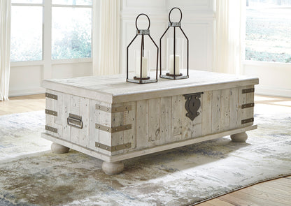 Mesa de centro cubierta elevable Carynhurst rectangular