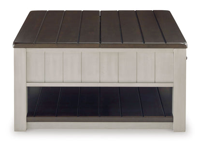 Mesa de centro cubierta elevable Darborn