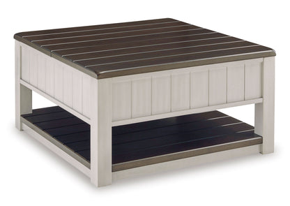 Mesa de centro cubierta elevable Darborn