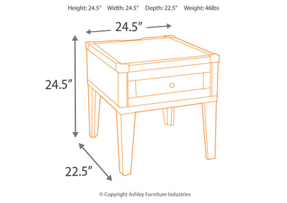Mesa lateral Todoe