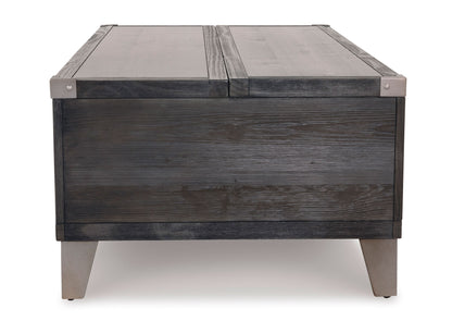 Mesa de centro cubierta elevable Todoe