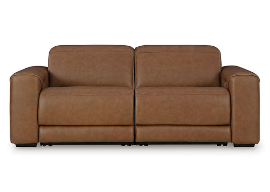 Sofá cuero reclinable 2 cuerpos Rally-Up 2 piezas