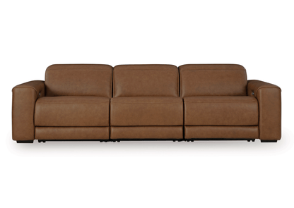 Sofá cuero reclinable 3 cuerpos Rally-Up 3 piezas