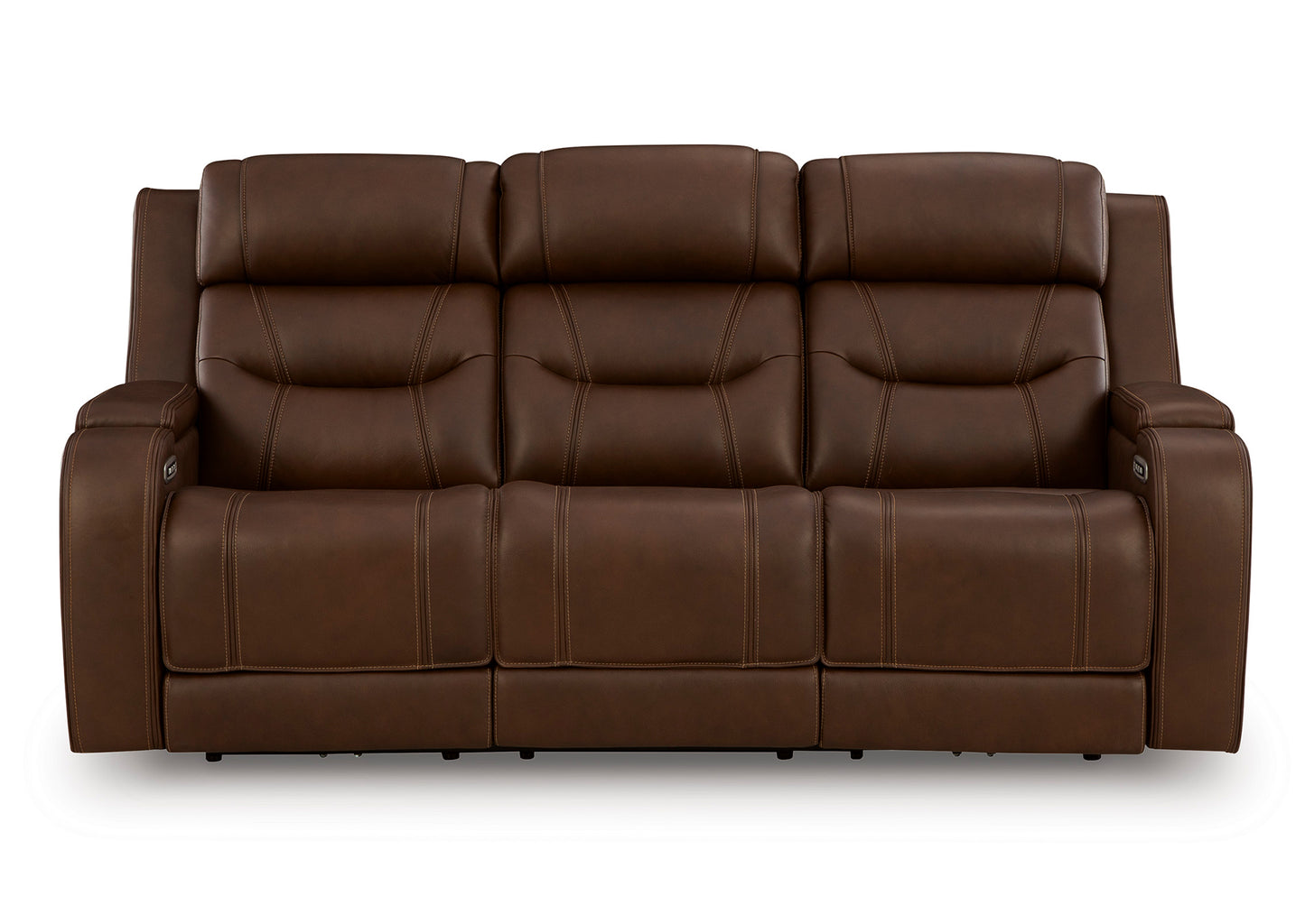Sofá reclinable 3 cuerpos Dreamer brown con sistema de audio