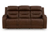 Sofá reclinable 3 cuerpos Dreamer brown con sistema de audio