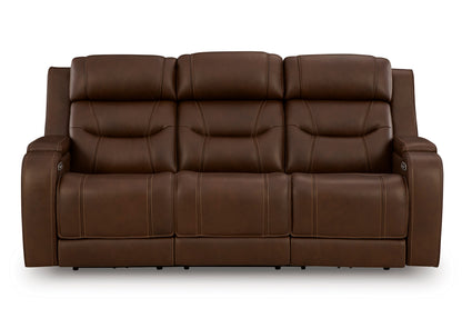 Sofá reclinable 3 cuerpos Dreamer brown con sistema de audio
