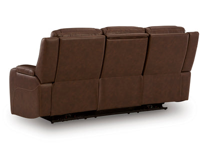 Sofá reclinable 3 cuerpos Dreamer brown con sistema de audio