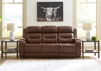 Sofá reclinable 3 cuerpos Dreamer brown con sistema de audio