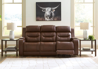 Sofá reclinable 3 cuerpos Dreamer brown con sistema de audio