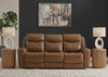 Sofá reclinable eléctrico 3 cuerpos Momentum amber
