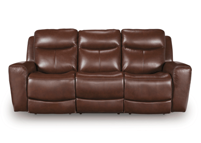 Sofá reclinable eléctrico 3 cuerpos Momentum mahogany
