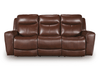 Sofá reclinable eléctrico 3 cuerpos Momentum mahogany