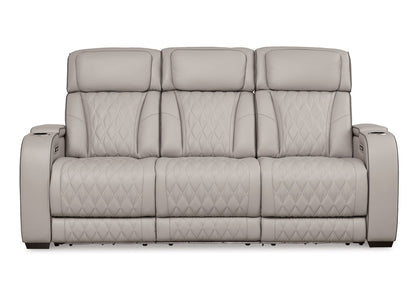 Sofá cuero reclinable 3 cuerpos Boyington