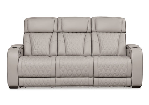 Sofá cuero reclinable 3 cuerpos Boyington