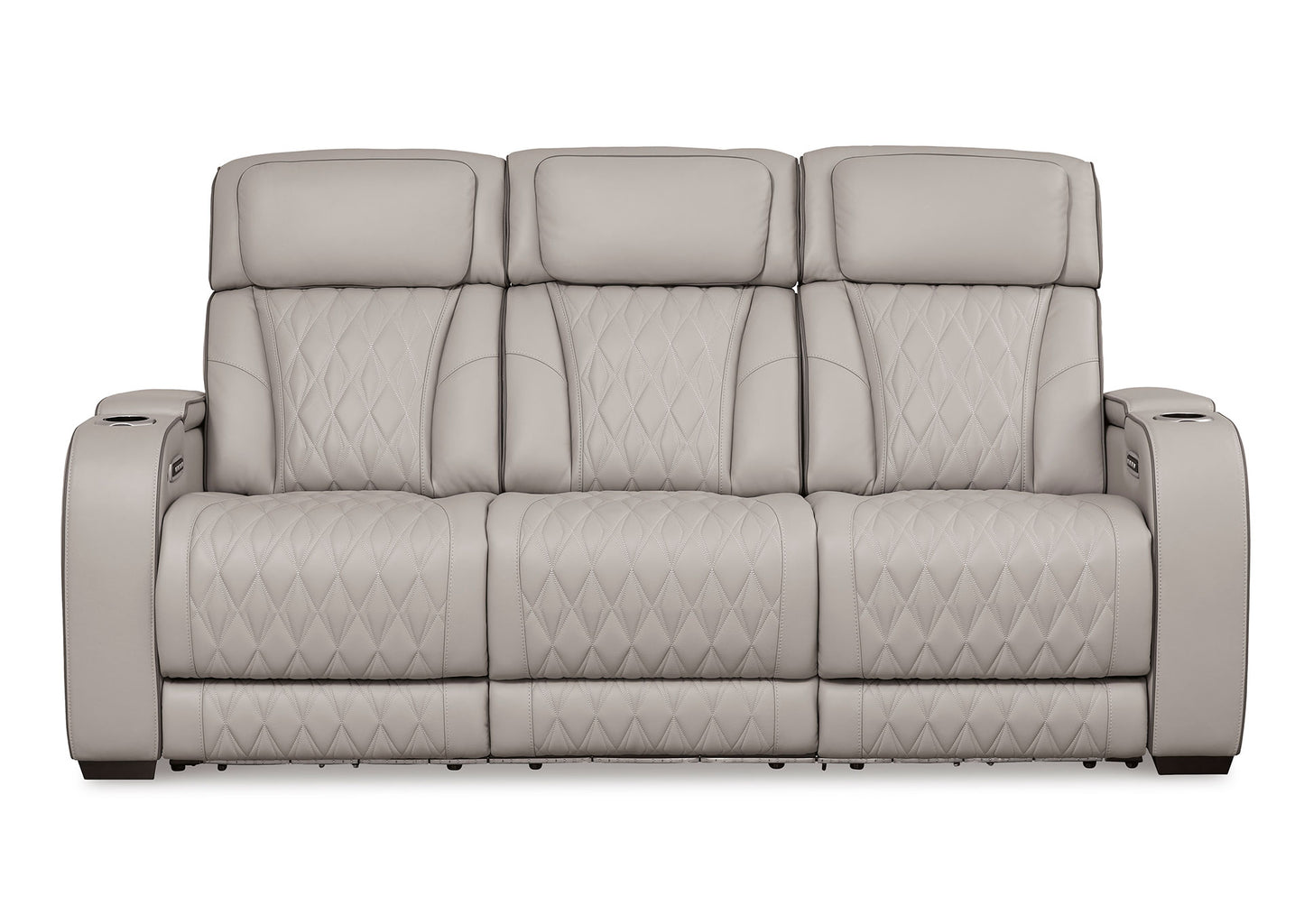Sofá cuero reclinable 3 cuerpos Boyington