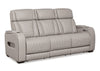 Sofá cuero reclinable 3 cuerpos Boyington