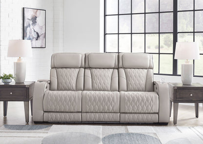 Sofá cuero reclinable 3 cuerpos Boyington