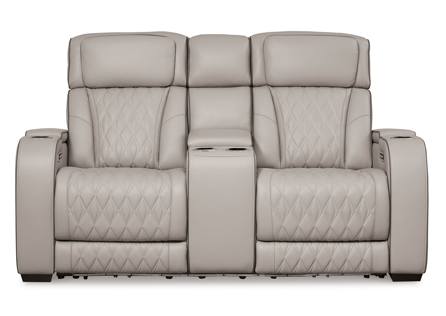 Sofá cuero reclinable 2 cuerpos Boyington