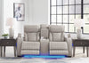 Sofá cuero reclinable 2 cuerpos Boyington