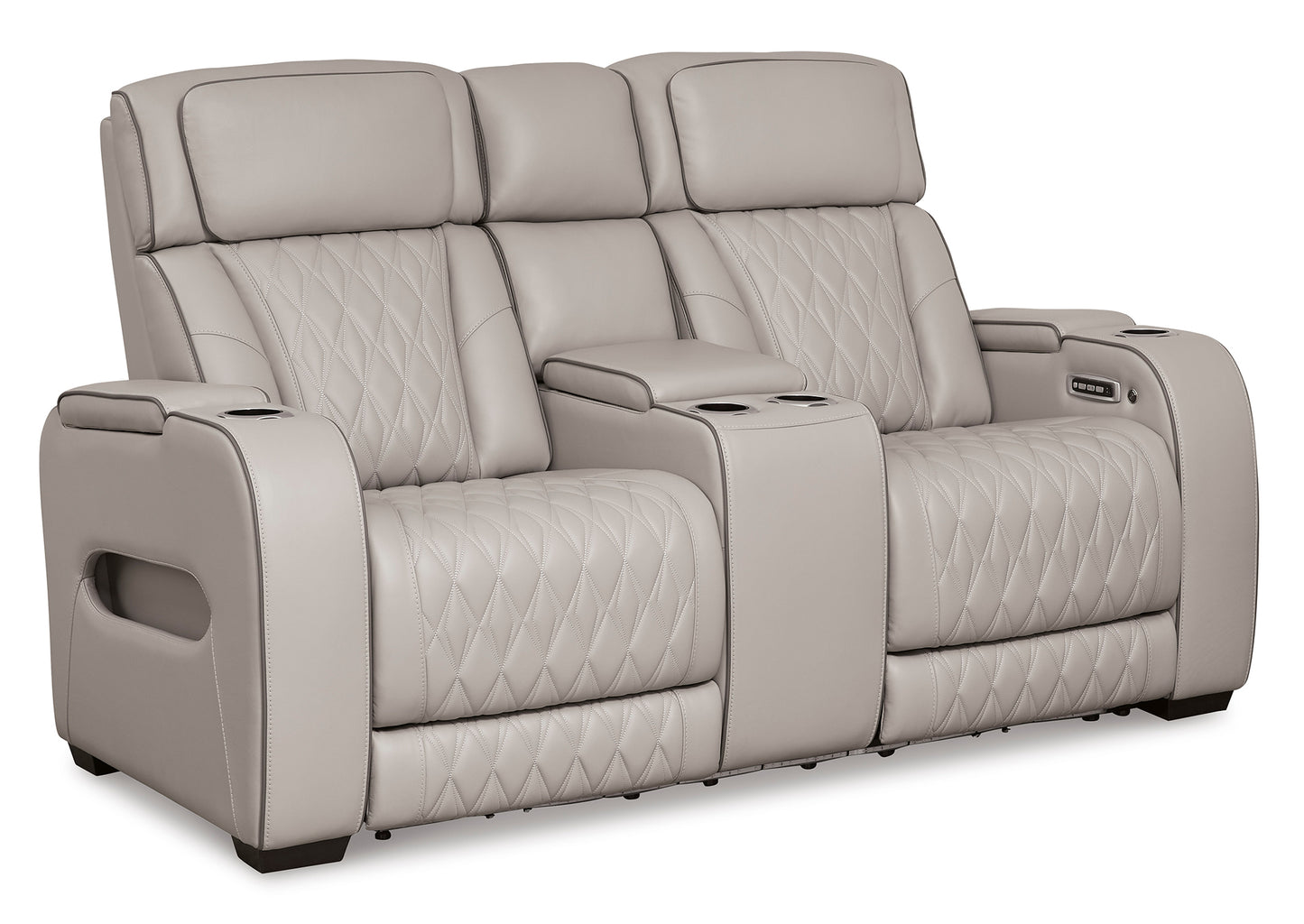 Sofá cuero reclinable 2 cuerpos Boyington