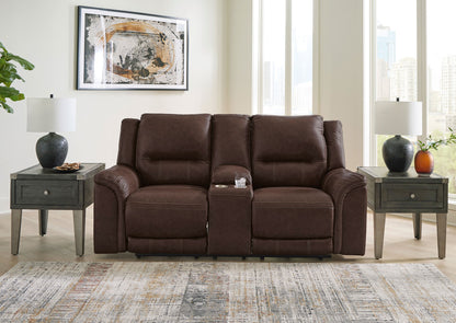Sofá reclinable eléctrico 2 cuerpos Trasimeno dark brown