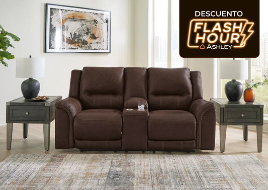 Sofá reclinable 2 cuerpos Trasimeno dark brown