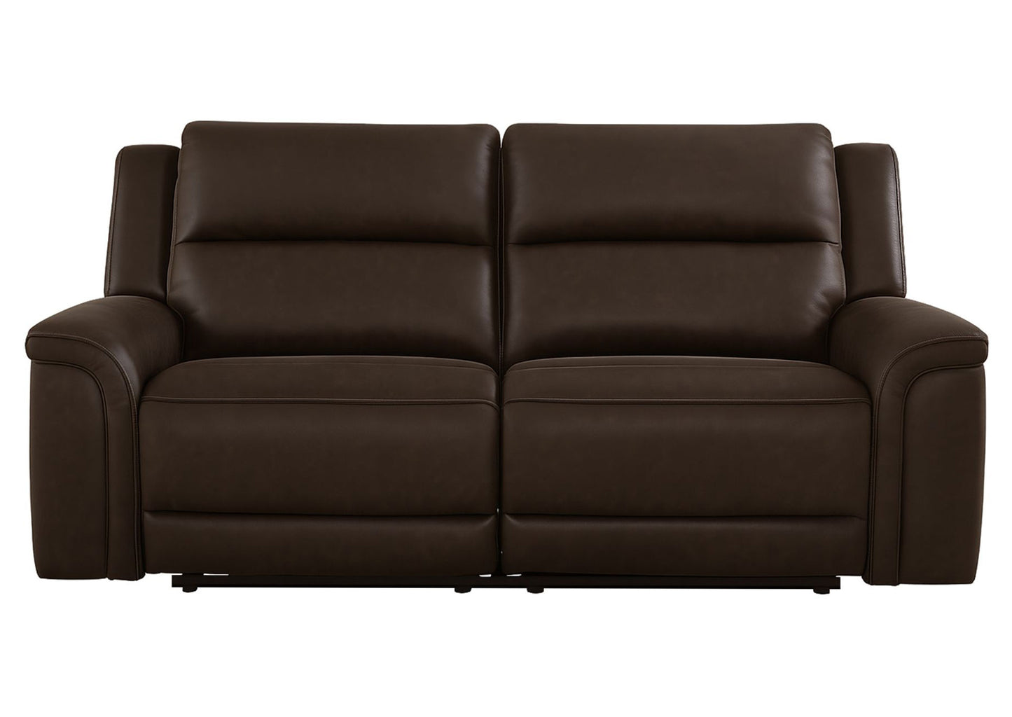 Sofá reclinable eléctrico 2 cuerpos Trasimeno dark brown