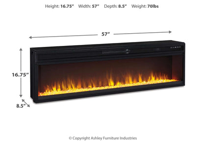 Chimenea eléctrica inserto Rack TV