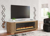 Chimenea eléctrica inserto Rack TV